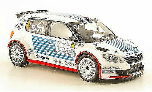 Skoda Fabia S2000 1/43 Abrex No.4 Kopecky/Stary Valasska Rallye 2011 modellautos