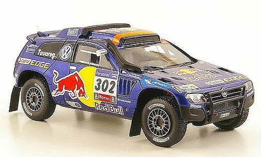Volkswagen Touareg Dakar 1/43 Spark Race 3 No.302 Red Bull 2011 modellautos