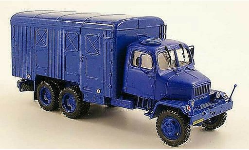 Praga V3S Kasten 1/43 Abrex blau modellautos