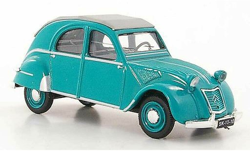 Citroen 2CV Berline 1/43 Vitesse Belgium gr&Atilde;&frac14;n 1956 modellautos