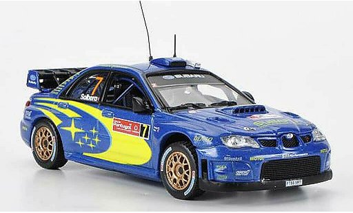 Subaru Impreza WRC 1/43 Vitesse 07 No.7 P.Solberg/P.Mills Portugal Rally 2007 modellautos