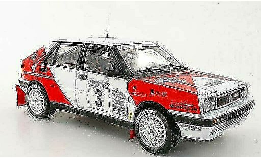 Lancia Delta HF Integrale 1/18 Sun Star No.3 Marlboro M.Ericsson / C.Billstam Rally Schweden 1989 modellautos