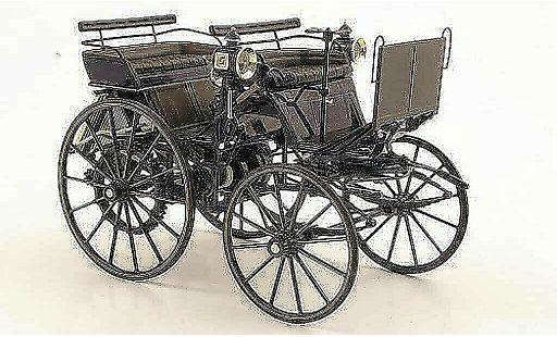Mercedes Daimler Base 1/18 Norev Motorkutsche blau modellautos