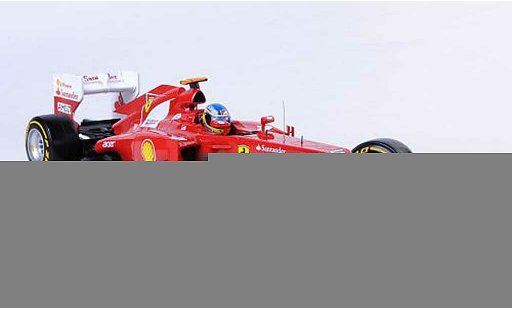 Ferrari F1 F2012 1/18 Hot Wheels No.5 F.Alonso Saison modellautos