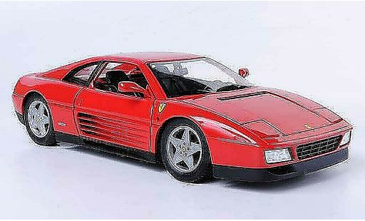 Ferrari 348 tb 1/18 Hot Wheels rot modellautos