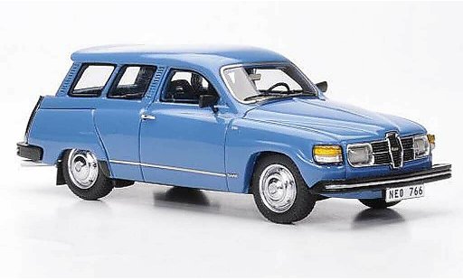 Saab 95 GL 1/43 Neo blau 1979 modellautos