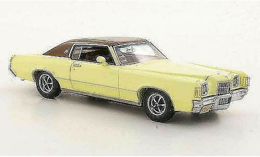 Pontiac Grand Prix Hardtop 1/43 Neo Coupe gelb/braun 1972 modellautos