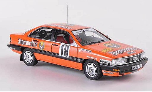 Audi 200 quattro course 1/43 Neo No.18 Jagermeister Rally Baden-Wurttemberg 1987 S.Kottulinsky/M.Tuchler modellautos
