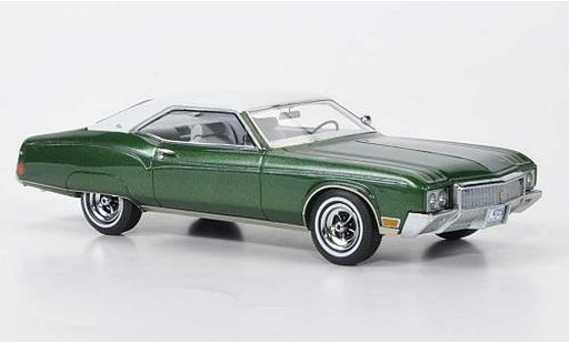 Buick Riviera coupe 1/43 Neo 1970 Mk.II gr&Atilde;&frac14;n/weiss modellautos