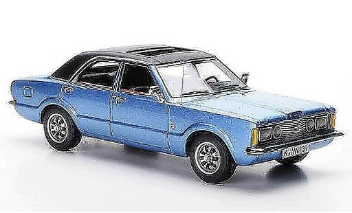 Ford Taunus TC1 1/43 Neo GXL blau/mattschwarz 4-Turer modellautos