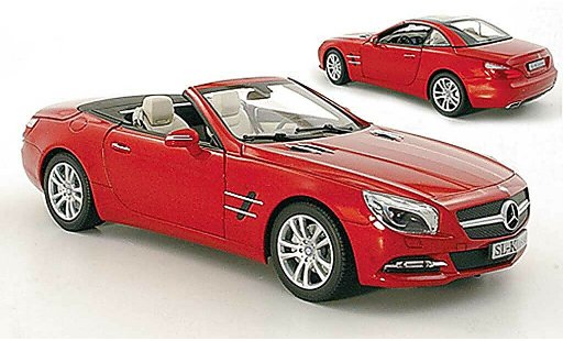 Mercedes Classe SL Base 1/18 Norev (R231) rot 2012 modellautos