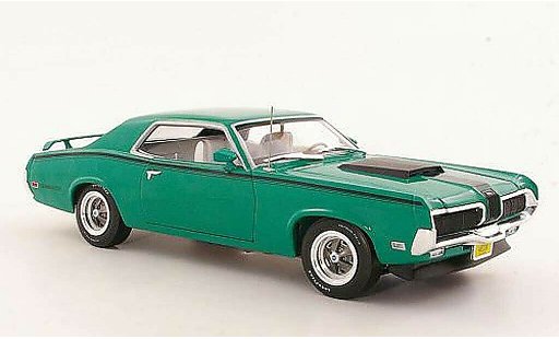 Mercury Cougar Eliminator 1/18 Ertl gr&Atilde;&frac14;n/schwarz 1970 modellautos