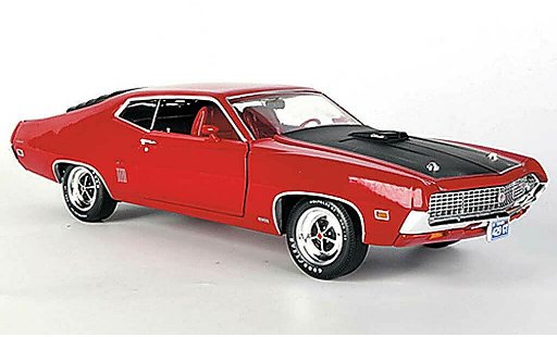 Ford Gran Torino Gran Torino 1/18 Ertl GT 429 rot/mattschwarz 1970 modellautos