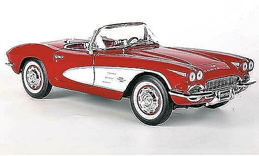 Chevrolet Corvette Convertible 1/18 Ertl C1 (C1) rot/weiss modellautos