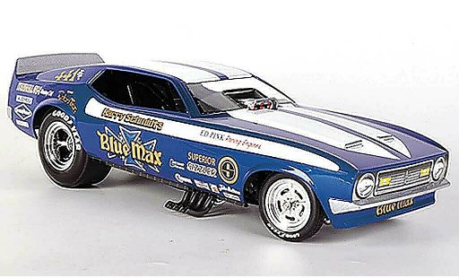 Ford Mustang Funny Car 1/18 Ertl Blue Max R.Tharp NHRA modellautos