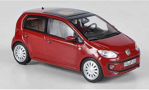Volkswagen Up 2011 1/43 Schuco rot 5-turig modellautos