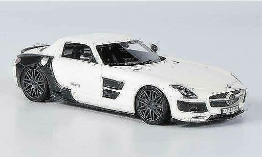 Mercedes 700 Biturbo 1/43 Schuco Brabus weiss/schwarz modellautos