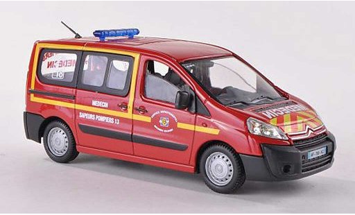 Citroen Jumpy ambulance 1/43 Solido Medecin Sapeurs Feuerwehr Feuerwehrambulanz (F) 2012 modellautos