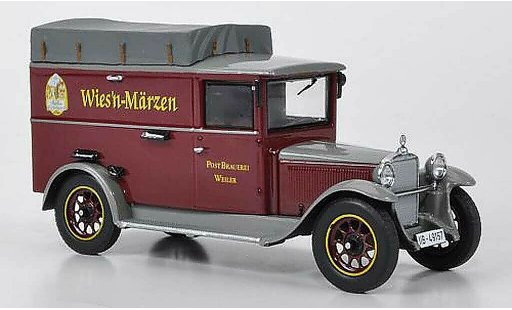 Mercedes L1000 Base 1/43 Premium ClassiXXs Express avec Dachplane Postbrauerei Weiler modellautos