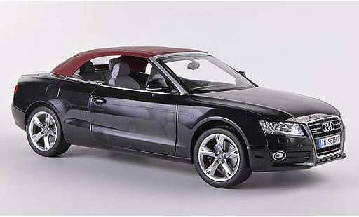 Audi A5 cabriolet 1/18 Norev Cabrio schwarz 2009 modellautos