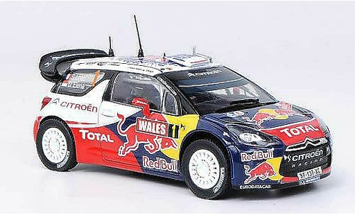 DS Automobiles DS3 WRC 2011 1/43 Norev No.1 Red Bull - Total S.Loeb / D.Elena Rally gro&Atilde;�britannien modellautos