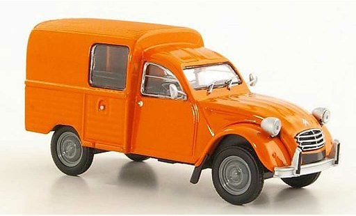 Citroen 2CV Berline 1/43 Eligor AKS400 orange 1974 modellautos