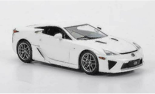 Lexus LFA Base 1/43 Minichamps weiss avec Figur 2010 modellautos