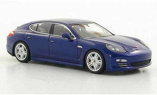 Porsche Panamera 4 1/43 Minichamps 4 blau 2011 modellautos