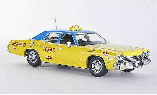 Dodge Monaco 1974 1/43 Minichamps Texas Cab - Taxi modellautos