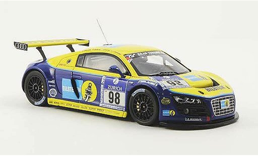 Audi R8 lms 1/43 Minichamps No.98 Bilstein Phonix Racing st&Atilde;&frac14;ck/Biela/Pirro/Fassler 24h Nurburgring 2009 modellautos