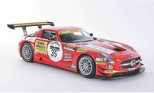 Mercedes SLS GT3 1/18 Minichamps AMG No.35 Team Black Falcon K.Heyer / T.Jager / S.Lemeret 24h Spa 2011 modellautos
