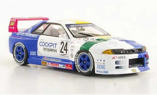 Nissan Skyline R32 1/43 Ebbro GT-R No.24 Cockpit Tatebayashi JGTC 1994 modellautos