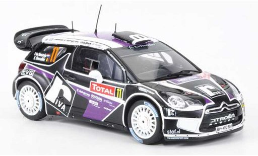 DS Automobiles DS3 WRC 2012 1/43 Spark No.11 P.Van Merksteijn/E.Chevaillier Rally Monte Carlo modellautos