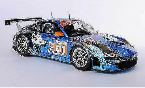 Porsche 911 GT3 RSR 1/18 Spark 2011 No.81 Flying Lizard Motorsport S.Neiman / D.Law / S.Pumpelly 24h Le Mans modellautos