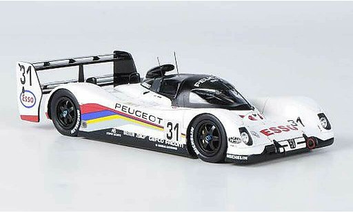 Peugeot 905 1992 1/43 Spark EV1 bis No.31 Esso 24h Le Mans modellautos