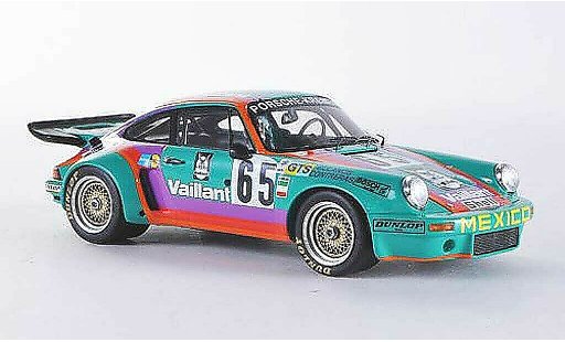 Porsche 911 RSR 1/43 Spark Carrera No.65 Vaillant 24th Le Mans 1975 C.Bolanos/A.Contreras/BILLY modellautos