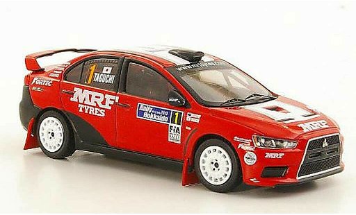 Mitsubishi Lancer Evolution X 1/43 IXO No.1 K.Taguchi / C.Murphy Rally Hokkaido 2010 modellautos
