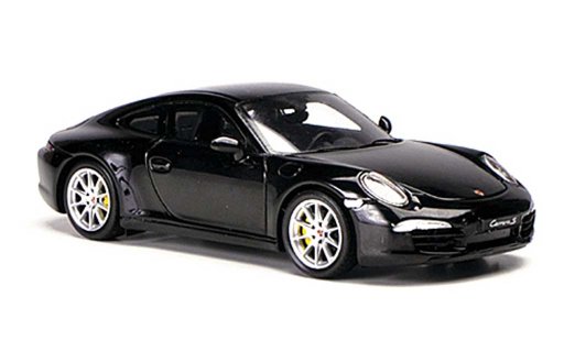 Porsche 911 S 1/43 Spark Carrera schwarz 2012 modellautos