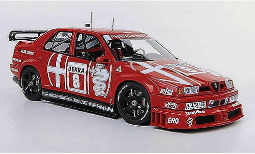 Alfa Romeo 155 2.5 v6 1/18 Autoart TI No.8 Alfa Corse N.Larini DTM Zolder 1993 modellautos