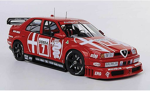 Alfa Romeo 155 2.5 v6 1/18 Autoart TI No.7 Alfa Corse A.Nannini DTM Hockenheim 1993 modellautos