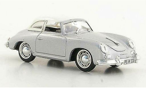 Porsche 356 1952 1/43 Brumm Hardtop weiss/grau modellautos