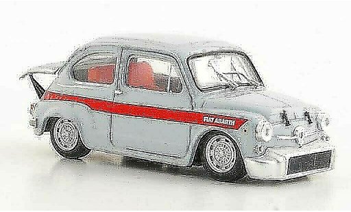 Fiat 850 Abarth TC 1/43 Brumm Corsa grau/rot 1966 modellautos