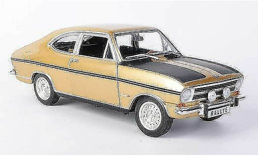 Opel Kadett B B 1/18 Revell Rallye 1900 gold/mattschwarz modellautos