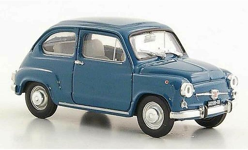 Fiat 600 D 1/43 Brumm blau ''Fanaloni'' 1965 modellautos
