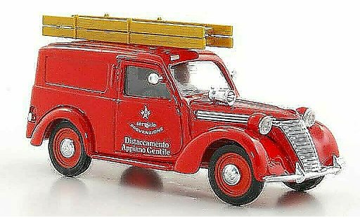Fiat 1100 Furgone 1/43 Brumm E pompier (I) 1949 modellautos