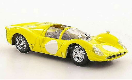 Ferrari 330 P4 1/43 Brumm Spyder gelb 35a Borsa Scambio - Verona 2002 modellautos