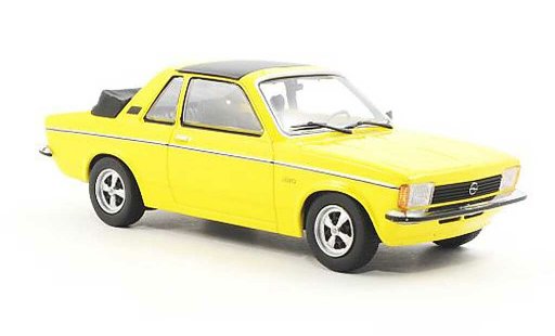 Opel Kadett C Aero 1/43 Minichamps gelb Sondermodell MCW 1978 modellautos