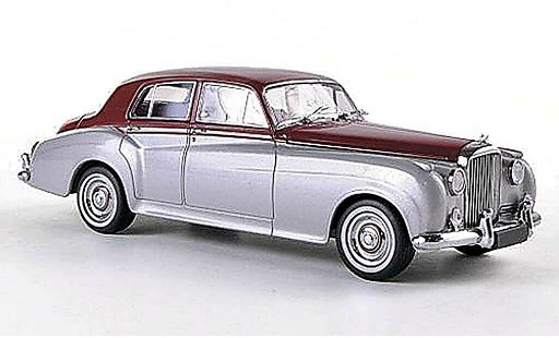 Bentley Continental berline 1/43 Minichamps S2 Standard Saloon grau/rot RHD Sondermodell MCW 1960 modellautos