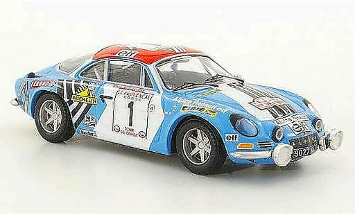 Alpine A110 1800s groupe 5 1/43 Trofeu No.1 J.P.Nicolas / M.Vial Tour de Corse 1973 modellautos