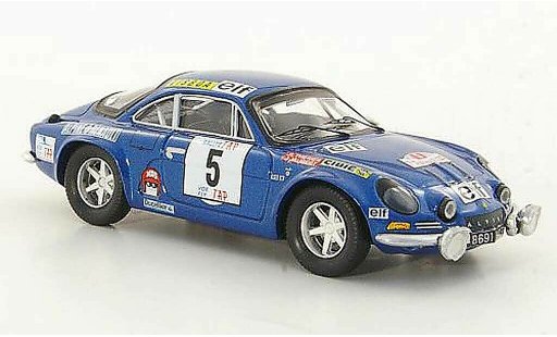 Alpine A110 1800s groupe 5 1/43 Trofeu No. J.L.Therier / J.Jaubert TAP Rally 1973 modellautos